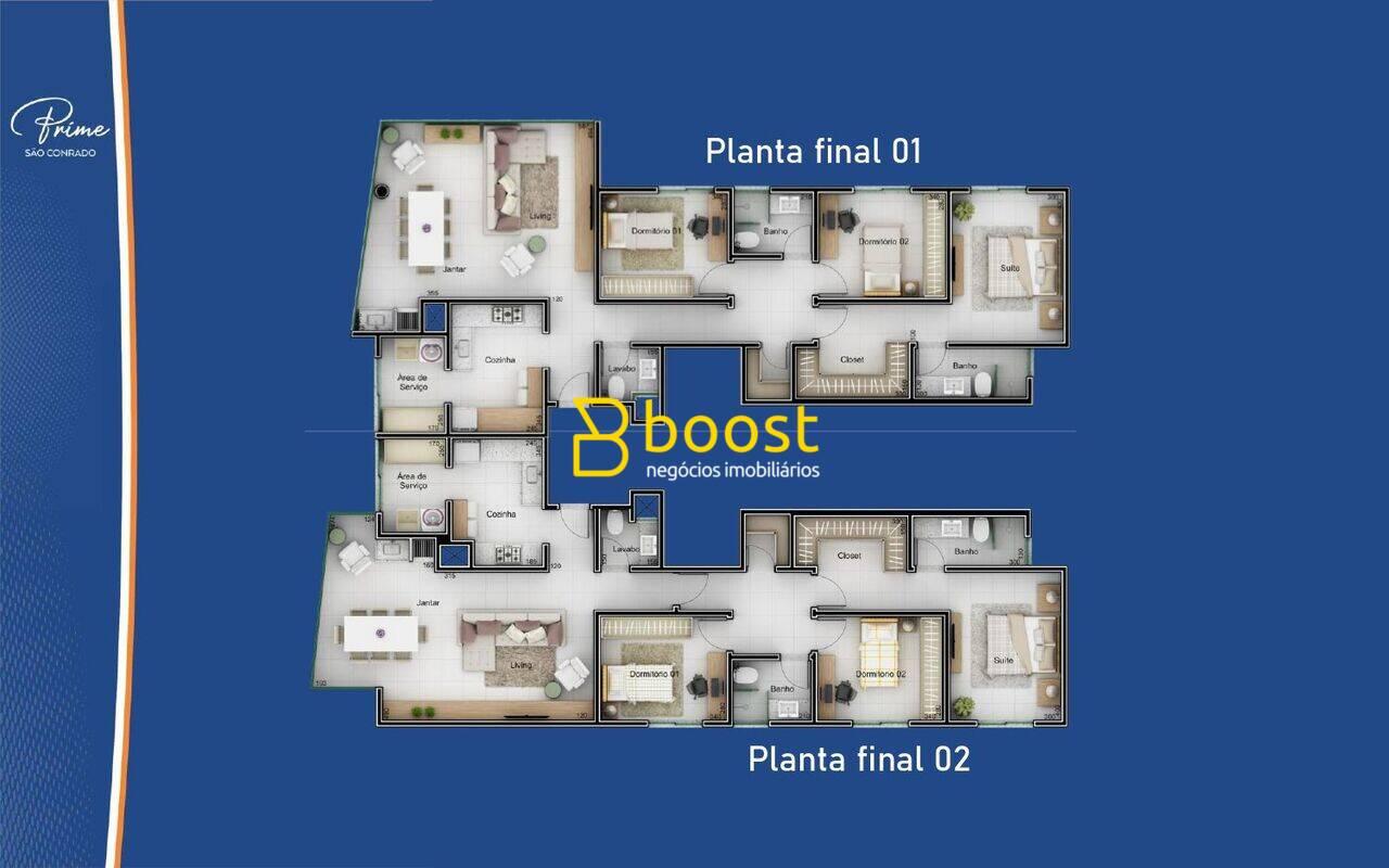 Apartamento com 3 dormitórios à venda por R$ 1.000.069,00 - Copacabana - Uberlândia/MG, foto 2