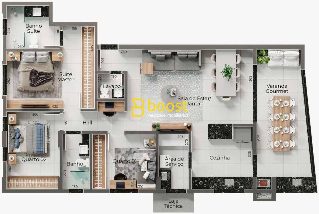 Apartamento à venda por R$ 715.000,00 - Jardim Botânico - Uberlândia/MG