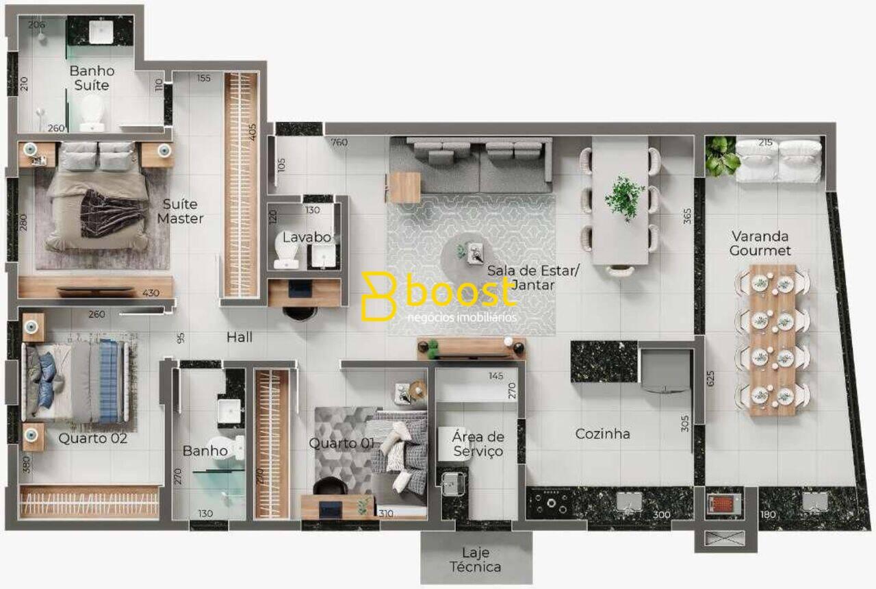 Apartamento à venda por R$ 715.000,00 - Jardim Botânico - Uberlândia/MG, foto 3