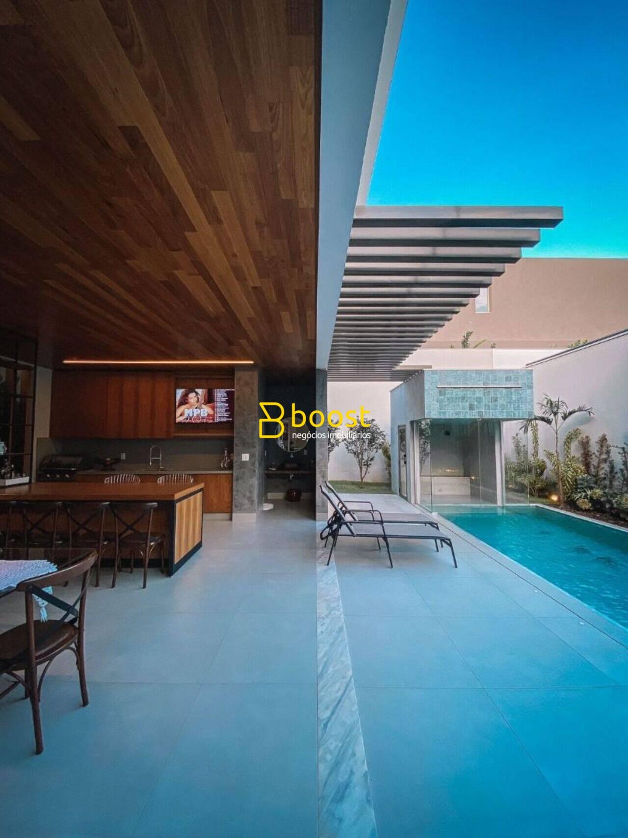 Casa com 3 dormitórios à venda, 426 m² por R$ 5.500.000,00 - Condomínio Bosque Karaíba - Jardim Sul - Uberlândia/MG, foto 2