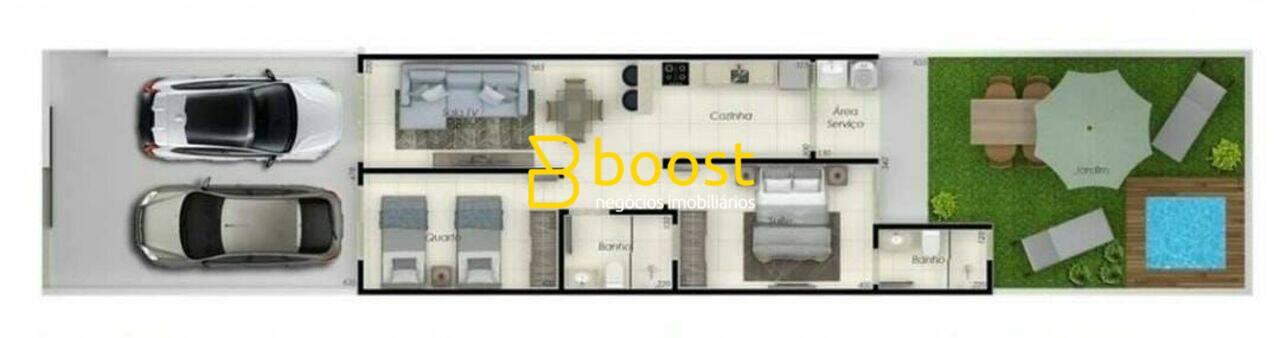 Casa à venda, 58 m² por R$ 219.000,00 - Canaã - Uberlândia/MG, foto 3