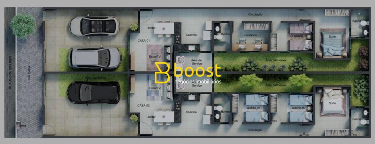 Casa com 3 dormitórios à venda, 70 m² por R$ 380.000,00 - GSP Life - Uberlândia/MG, foto 3