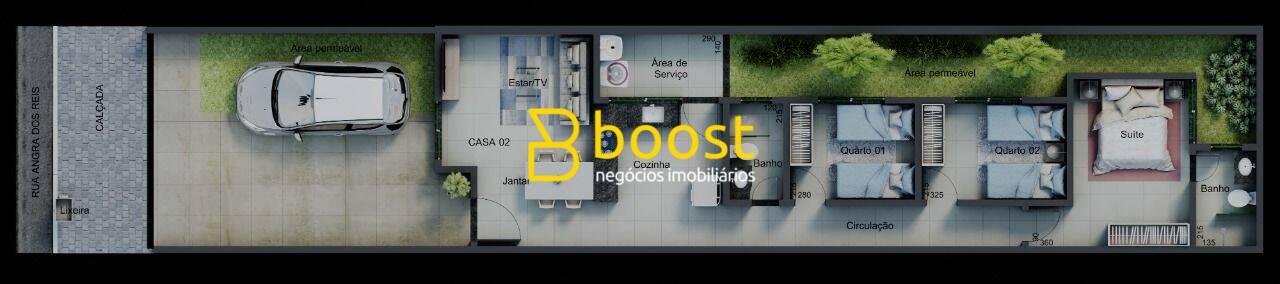Casa com 3 dormitórios à venda, 70 m² por R$ 380.000,00 - GSP Life - Uberlândia/MG, foto 4