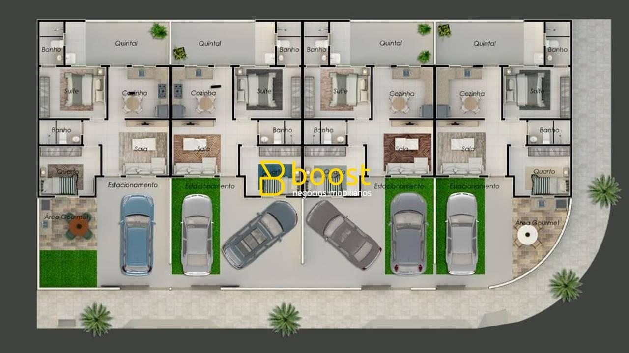 Casa com 2 dormitórios à venda, 46 m² por R$ 255.000,00 - Laranjeiras - Uberlândia/MG