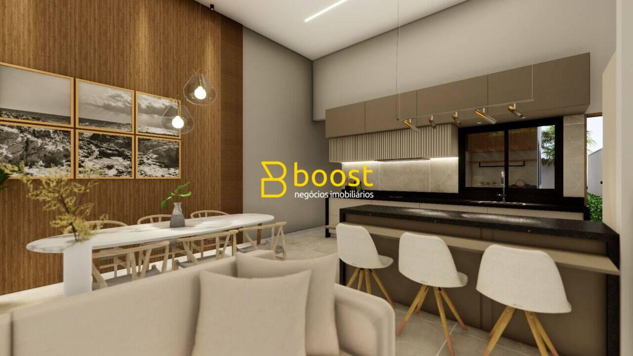 Casa com 3 dormitórios à venda, 90 m² por R$ 460.000 - Novo Mundo - Uberlândia/MG, foto 4