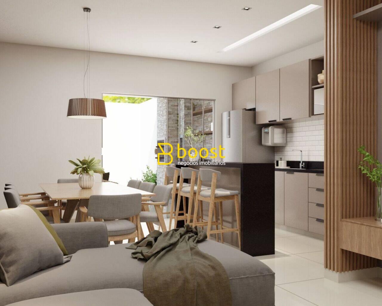 Casa com 3 dormitórios à venda, 100 m² por R$ 485.000 - Novo Mundo - Uberlândia/MG, foto 4