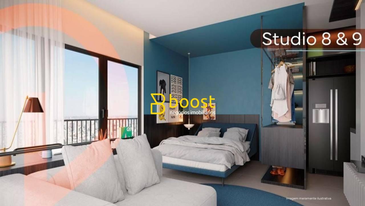 Studio com 1 quarto, 36 m², à venda por R$ 433.000 - Tibery - Uberlândia/MG